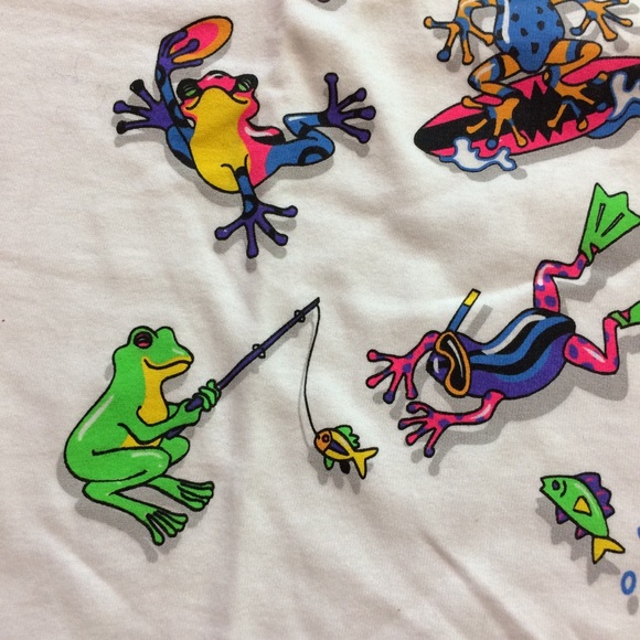 NWOT Fun Frog 100% Cotton Preshrunk Tee - Picture 5 of 7